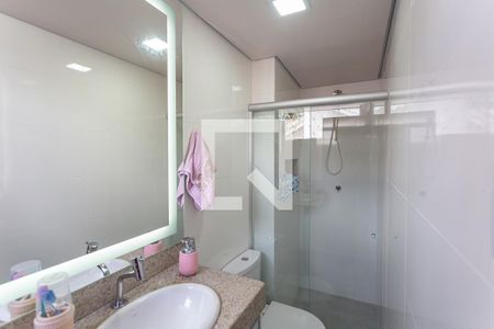 Banheiro da Suíte de apartamento à venda com 3 quartos, 102m² em São Lucas, Belo Horizonte