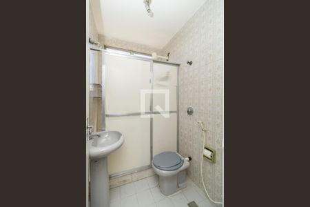 Banheiro Social de apartamento à venda com 1 quarto, 56m² em Pitangueiras, Rio de Janeiro