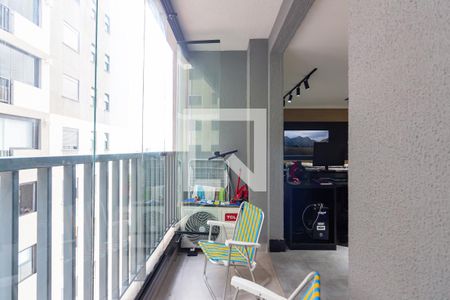Varanda  de apartamento à venda com 1 quarto, 48m² em Presidente Altino, Osasco