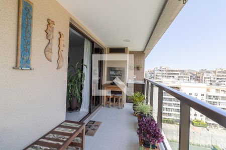 Varanda de apartamento à venda com 4 quartos, 232m² em Recreio dos Bandeirantes, Rio de Janeiro