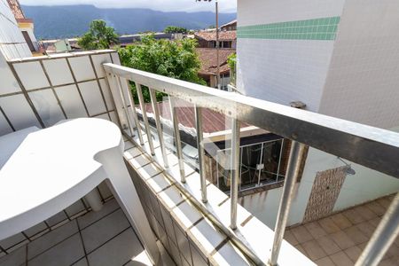 Detalhe da varanda da sala de apartamento para alugar com 1 quarto, 80m² em Real, Praia Grande