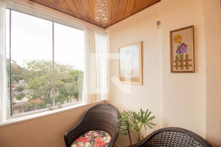 Varanda da Sala de apartamento à venda com 2 quartos, 77m² em Bom Jesus, Porto Alegre