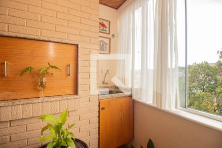 Varanda da Sala de apartamento à venda com 2 quartos, 77m² em Bom Jesus, Porto Alegre