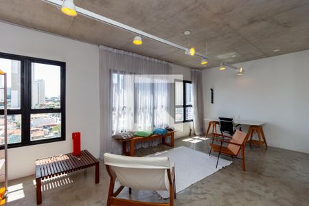 Sala de Estar de apartamento para alugar com 1 quarto, 72m² em Vila Regente Feijó, São Paulo