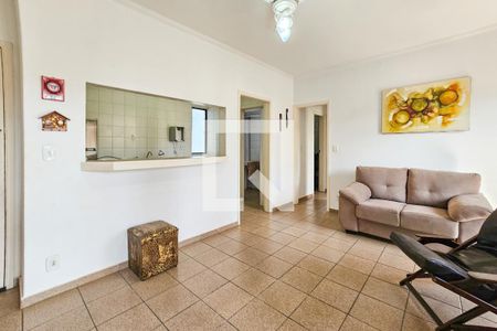 Sala de apartamento para alugar com 2 quartos, 64m² em Jardim Las Palmas, Guarujá