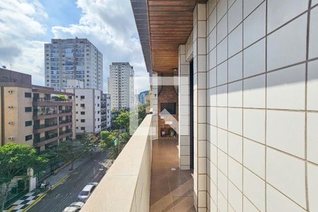 varanda de apartamento para alugar com 2 quartos, 64m² em Jardim Las Palmas, Guarujá