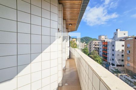 varanda de apartamento para alugar com 2 quartos, 64m² em Jardim Las Palmas, Guarujá