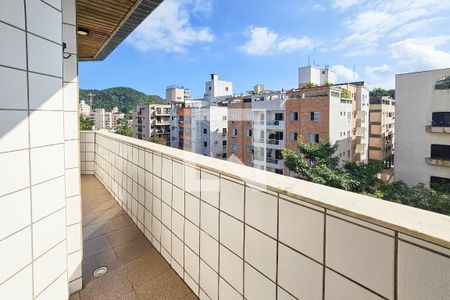 varanda de apartamento para alugar com 2 quartos, 64m² em Jardim Las Palmas, Guarujá