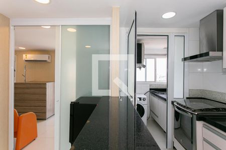 Sala e Cozinha de apartamento para alugar com 1 quarto, 45m² em Tatuapé, São Paulo
