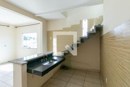 Cozinha de apartamento à venda com 2 quartos, 110m² em Átila de Paiva, Belo Horizonte