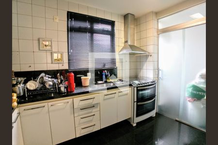Cozinha de apartamento à venda com 3 quartos, 100m² em Funcionários, Belo Horizonte