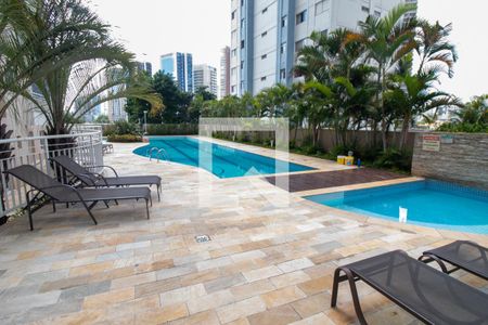 Área comum - Piscina de apartamento para alugar com 1 quarto, 70m² em Santo Amaro, São Paulo