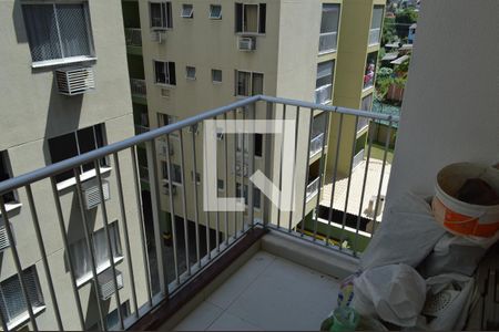 Varanda da Sala de apartamento à venda com 2 quartos, 60m² em Taquara, Rio de Janeiro