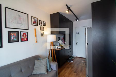 Sala de apartamento para alugar com 1 quarto, 32m² em Chácara Santo Antônio (zona Sul), São Paulo