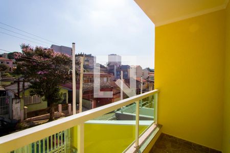 Varanda da sala de casa à venda com 3 quartos, 123m² em Vila Humaita, Santo André
