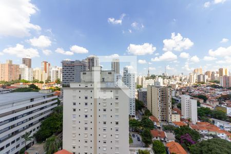 Vista da Varanda de kitnet/studio à venda com 1 quarto, 23m² em Perdizes, São Paulo