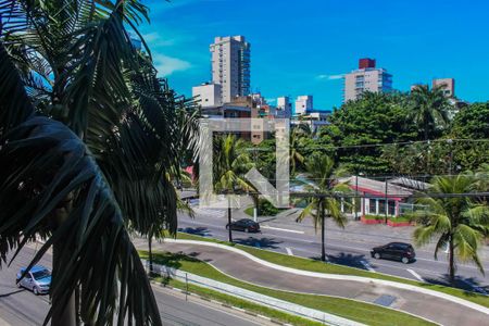 Vista da Sacada de apartamento para alugar com 3 quartos, 75m² em Balneario Cidade Atlantica, Guarujá