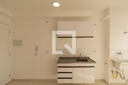 Cozinha e Área de Serviço de apartamento para alugar com 1 quarto, 30m² em Vila Guilhermina, São Paulo
