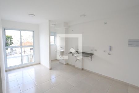 Sala/Cozinha de apartamento para alugar com 1 quarto, 30m² em Vila Guilhermina, São Paulo