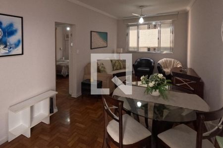 Sala de apartamento para alugar com 1 quarto, 50m² em José Menino, Santos