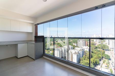 Varanda de apartamento para alugar com 1 quarto, 41m² em Santo Amaro, São Paulo