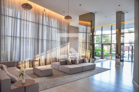 Studio para alugar com 25m², 1 quarto e sem vaga Studio para alugar com 25m², 1 quarto e sem vagaHall de entrada