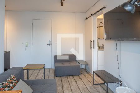 Sala de apartamento para alugar com 1 quarto, 50m² em Perdizes, São Paulo