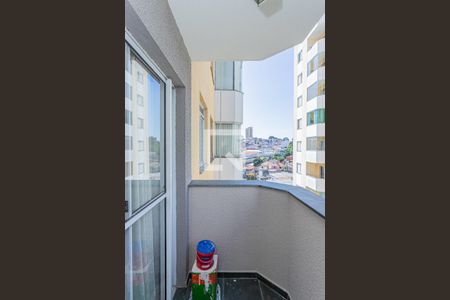 Varanda da Sala de apartamento à venda com 2 quartos, 56m² em Vila Mangalot, São Paulo