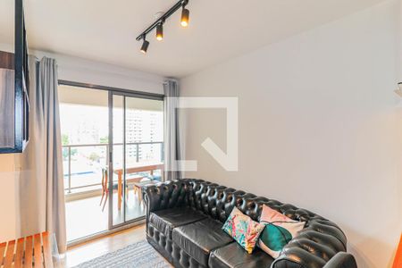 Sala de apartamento para alugar com 1 quarto, 41m² em Santo Amaro, São Paulo