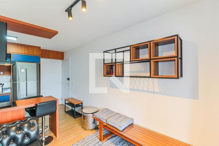 Sala de apartamento para alugar com 1 quarto, 41m² em Santo Amaro, São Paulo