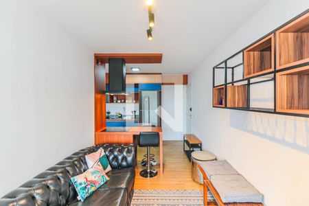 Sala de apartamento para alugar com 1 quarto, 41m² em Santo Amaro, São Paulo