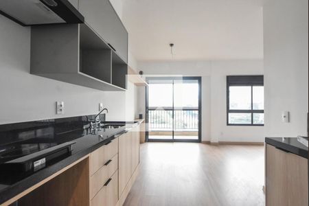 Vista Entrada  de kitnet/studio para alugar com 1 quarto, 29m² em Brooklin Paulista, São Paulo