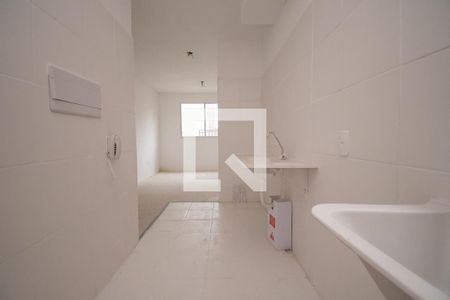 cozinha de apartamento à venda com 2 quartos, 42m² em Santo Afonso, Novo Hamburgo