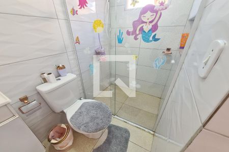 Banheiro da Suíte 1 de casa à venda com 5 quartos, 200m² em Conjunto Habitacional Marechal Mascarenhas de Morais, São Paulo