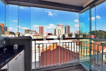 Varanda gourmet de apartamento para alugar com 2 quartos, 59m² em Vila São Pedro, Santo André