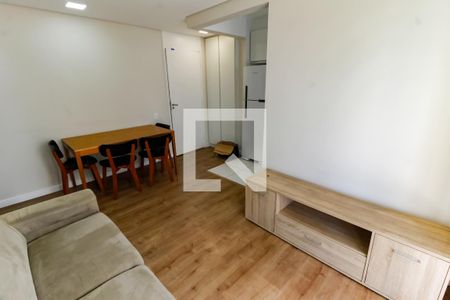 Sala de apartamento para alugar com 2 quartos, 50m² em Vila Praia, São Paulo