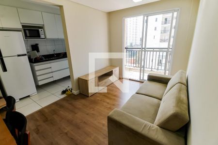 Sala de apartamento para alugar com 2 quartos, 50m² em Vila Praia, São Paulo