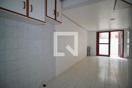 Cozinha de apartamento à venda com 1 quarto, 33m² em Santa Cecília, Porto Alegre