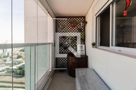 Varanda  de apartamento para alugar com 1 quarto, 45m² em Vila Gomes Cardim, São Paulo