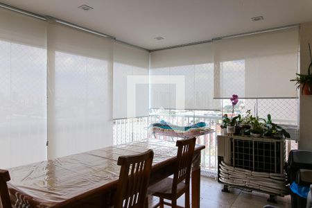 Varanda Gourmet de apartamento à venda com 3 quartos, 124m² em Campestre, Santo André