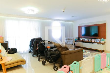 Sala de apartamento à venda com 3 quartos, 124m² em Campestre, Santo André