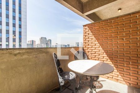 Varanda de apartamento à venda com 1 quarto, 54m² em Alphaville, Barueri