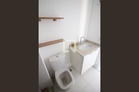 Banheiro de kitnet/studio à venda com 1 quarto, 26m² em Belenzinho, São Paulo