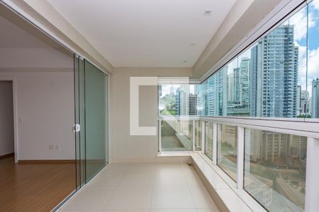 Varanda da Sala de apartamento para alugar com 3 quartos, 92m² em Vila da Serra, Nova Lima