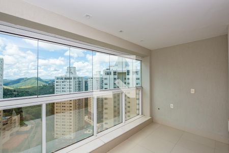 Varanda da Sala de apartamento para alugar com 3 quartos, 92m² em Vila da Serra, Nova Lima