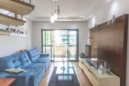 Sala de estar de apartamento à venda com 3 quartos, 202m² em Vila Caminho do Mar, São Bernardo do Campo