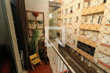 Sacada da Sala de apartamento à venda com 1 quarto, 48m² em Centro Histórico, Porto Alegre