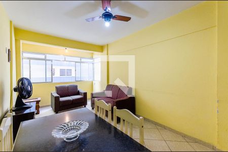 Sala de apartamento para alugar com 1 quarto, 65m² em Ponta da Praia, Santos