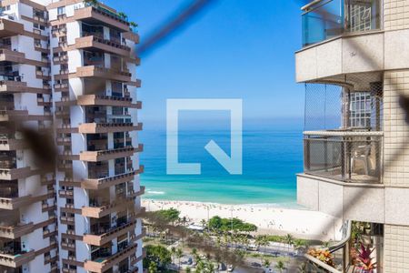 Varanda da Sala de apartamento para alugar com 3 quartos, 114m² em Barra da Tijuca, Rio de Janeiro