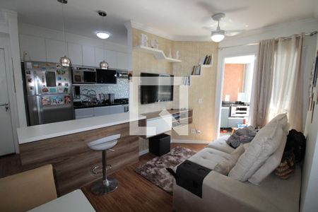 Sala/Cozinha de apartamento à venda com 2 quartos, 55m² em Vila Prudente, São Paulo